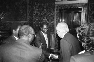Sua Eccellenza George Odartey Lamptey, nuovo Ambasciatore della Repubblica del Ghana: presentazione delle Lettere Credenziali