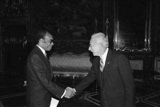 Sua Eccellenza Lloyd Melville Harcourt Barnett, nuovo Ambasciatore di Giamaica: presentazione delle Lettere Credenziali