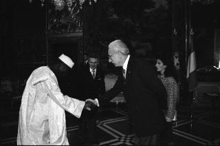 Sua Eccellenza Almamy Abdoulaye Traore, nuovo Ambasciatore della Repubblica di Guinea: presentazione delle Lettere Credenziali