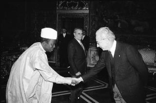 Sua Eccellenza Niouma Sandouno, nuovo Ambasciatore della Repubblica di Guinea: presentazione delle Lettere Credenziali