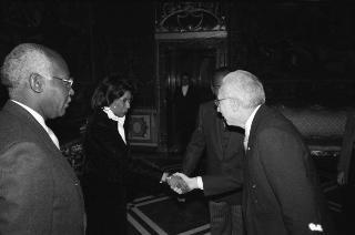 Sua Eccellenza Jean Baptiste Harmel, nuovo Ambasciatore della Repubblica di Haiti: presentazione delle Lettere Credenziali