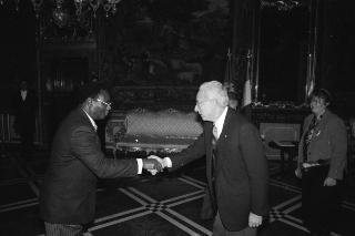 Sua Eccellenza Webster Simpson, nuovo Ambasciatore della Repubblica di Liberia: presentazione delle Lettere Credenziali.
