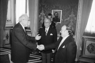 Sua Eccellenza Nicolas Mosar, nuovo Ambasciatore del Granducato di Lussemburgo: presentazione delle Lettere Credenziali