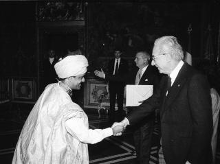 Sua Eccellenza Hamoud Ould Ely nuovo Ambasciatore della Repubblica Islamica di Mauritania: presentazione delle Lettere Credenziali.