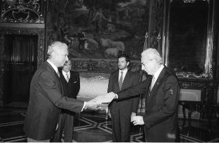 Sua Eccellenza Savina Zafferani, nuovo Ambasciatore della Repubblica di San Marino: presentazione delle Lettere Credenziali.