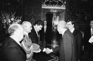 Sua Eccellenza Emilio Menendez Del Valle, nuovo Ambasciatore di Spagna: presentazione delle Lettere Credenziali.