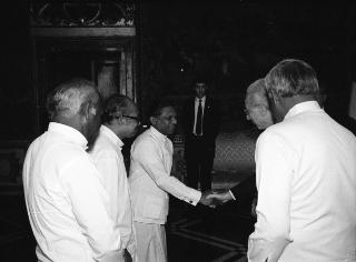 Sua Eccellenza Chandra Nawaratne De Zoysa, nuovo Ambasciatore della Repubblica Democratica Socialista di Sri Lanka: presentazione delle Lettere Credenziali.