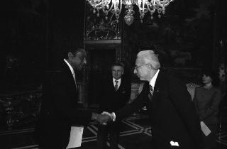 Sua Eccellenza Donald McLeod, nuovo Ambasciatore della Repubblica di Suriname: presentazione delle Lettere Credenziali.