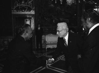 Sua Eccellenza Donald McLeod, nuovo Ambasciatore della Repubblica di Suriname: presentazione delle Lettere Credenziali.