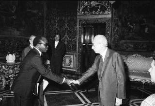 Sua Eccellenza Alassounouma Boumbera, nuovo Ambasciatore della Repubblica del Togo: presentazione delle Lettere Credenziali.