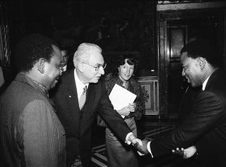 Sua Eccellenzar Mike Liswaniso, nuovo Ambasciatore della Repubblica dello Zambia: presentazione delle Lettere Credenziali