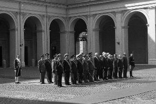 Intervento del Presidente della Repubblica Francesco Cossiga a Palazzo Montecitorio per la celebrazione del 40^ Anniversario di fondazione della Repubblica