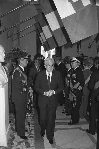 Intervento del Presidente della Repubblica Francesco Cossiga a Palazzo Montecitorio per la celebrazione del 40^ Anniversario di fondazione della Repubblica