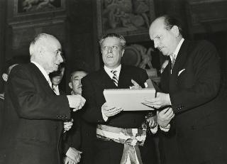Visita del Presidente della Repubblica e della Signora Ida Einaudi alla città di Recco (Genova)