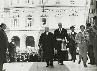 Visita del Presidente della Repubblica e della Signora Ida Einaudi alla città di Recco (Genova)