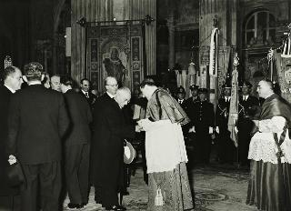 Visita del Presidente della Repubblica e della Signora Ida Einaudi alla città di Recco (Genova)