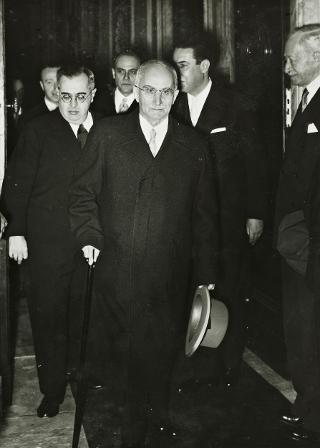 Visita del Presidente della Repubblica e della Signora Ida Einaudi alla città di Recco (Genova)