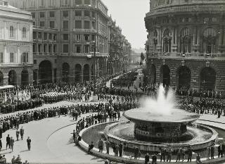 Visita del Presidente della Repubblica e della Signora Ida Einaudi alla città di Recco (Genova)