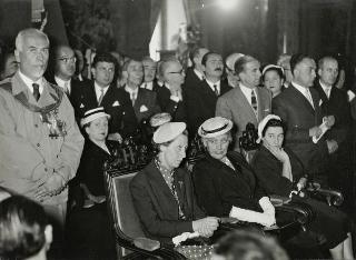 Visita del Presidente della Repubblica e della Signora Ida Einaudi alla città di Recco (Genova)