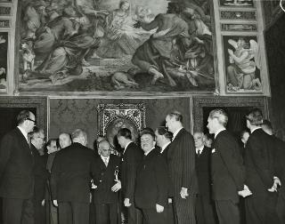 Il Presidente della Repubblica Luigi Einaudi alla Comunicazione del Governo della ricongiunzione  di Trieste all'Italia