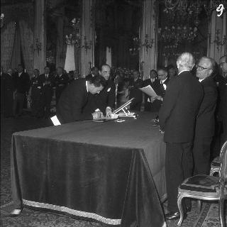 Cerimonia di Giuramento dei Ministri per il II Governo Segni