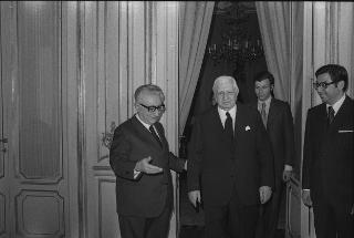 Incontro del Presidente della Repubblica Giovanni Leone con il Maestro Giorgio De Chirico