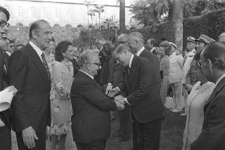 Ricevimento offerto dal Presidente della Repubblica e dalla Signora Leone al Corpo Diplomatico in occasione dell'anniversario della Fondazione della Repubblica