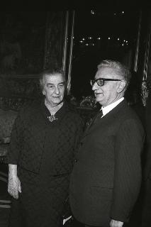 Incontro del Presidente della Repubblica Giovanni Leone con la Signora Golda Meir, Primo Ministro di Israele