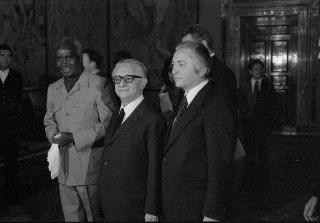 Visita di Stato del Presidente della Repubblica di Zambia, Sua Eccellenza E. Kenneth D. Kaunda