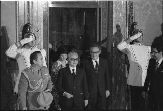 Visita del Segretario di Stato degli Stati Uniti d'America Henry A. Kissinger e della Signora Kissinger