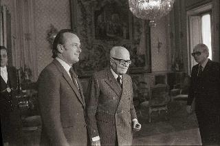 Incontro del Presidente della Repubblica Sandro Pertini con Francisco Pinto Balsemao, Primo Ministro del Portogallo