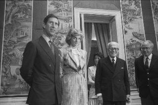 Incontro del Presidente della Repubblica Sandro Pertini con le Loro Altezze Reali il Principe Carlo e la Principessa Diana del Galles