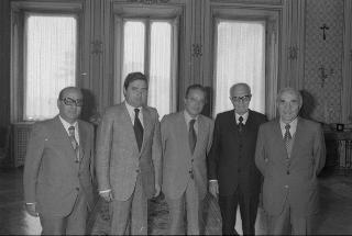 Incontro del Presidente della Repubblica Sandro Pertini con i Vice Presidenti della Confederazione Nazionale Coltivatori Diretti, con i componenti la Presidenza del Sodalizio