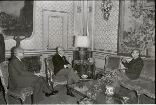 Il Presidente della Repubblica Sandro Pertini incontra Eduardo De Filippo