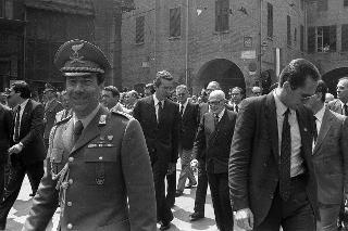 Intervento del Presidente della Repubblica Sandro Pertini alla celebrazione del MAK 100 del 163° Corso &quot;Lealtà&quot; dell'Accademia Militare di Modena