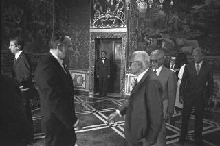 Sua Eccellenza Signor Alfredo Estanislao Allende, nuovo Ambasciatore della Repubblica Argentina: presentazione Lettere Credenziali.