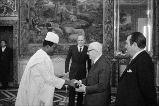 Sua Eccellenza Dermane Ali, nuovo Ambasciatore della Repubblica del Togo: presentazione Lettere Credenziali.