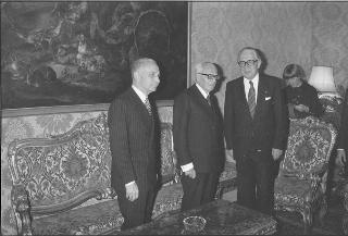 Incontro del Presidente della Repubblica Sandro Pertini con il Presidente dell'Assemblea Parlamentare dell'U. E. O., Kai-Uwe von Hassel