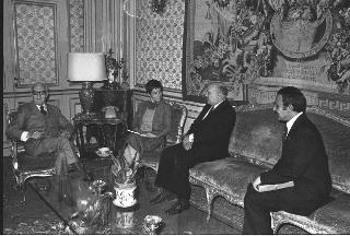 Incontro del Presidente della Repubblica Sandro Pertini con Kamal Hassan Ali, Vice Primo Ministro e Ministro degli Affari Esteri della Repubblica Araba d'Egitto