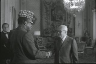 Incontro del Presidente della Repubblica Sandro Pertini con il Presidente della Repubblica dello Zaire, Signor Mobutu Sese Seko