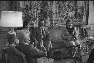 Incontro del Presidente della Repubblica Sandro Pertini con Nicolas Ardito Barletta Panama, Presidente eletto della Repubblica del Panama e suo figlio e con  l'Ambasciatore del Panama a Roma