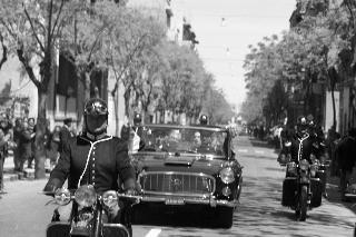 Arrivo alla città di Catanzaro del Presidente della Repubblica Giuseppe Saragat durante la sua visita ufficiale in Calabria