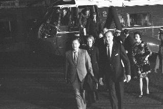 Il Presidente della Repubblica Giuseppe Saragat riceve al Quirinale il  Presidente degli Stati Uniti d'America Richard Nixon in visita di Stato in Italia