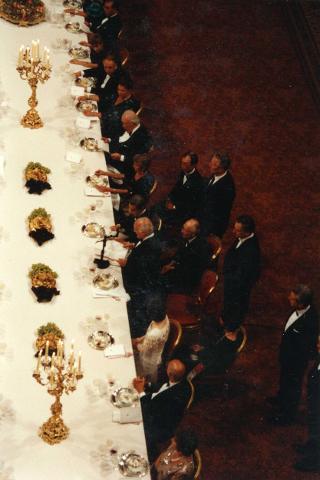 Visita di Stato dell'Imperatore del Giappone, Akihito, e dell'Imperatrice Michiko, 3-9 settembre 1993 . Pranzo al Quirinale