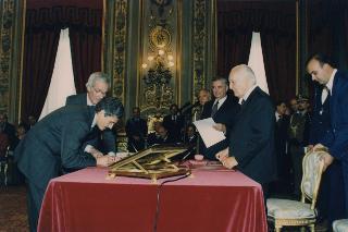 Il giuramento I governo D'Alema. 21 ottobre 1998