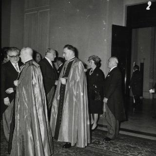 Il Presidente della Repubblica Antonio Segni riceve in udienza i Padri Conciliari partecipanti al Concilio Ecumenico Vaticano II