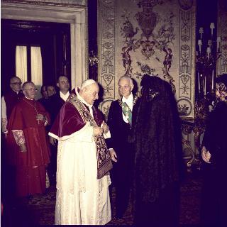Visita ufficiale Sua Santità Papa Giovanni XXIII al Presidente della Repubblica Antonio Segni
