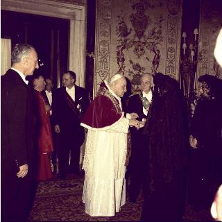 Visita ufficiale Sua Santità Papa Giovanni XXIII al Presidente della Repubblica Antonio Segni