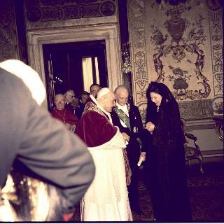 Visita ufficiale Sua Santità Papa Giovanni XXIII al Presidente della Repubblica Antonio Segni
