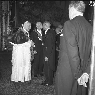 Visita ufficiale Sua Santità Papa Giovanni XXIII al Presidente della Repubblica Antonio Segni
